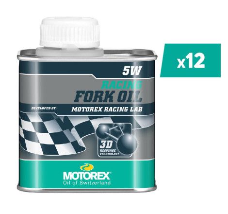Huile de fourche MOTOREX Racing Fork Oil - 5W 25ML x12