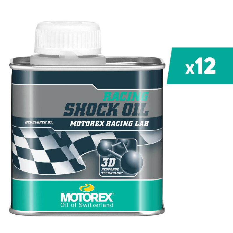 Huile de amortisseur MOTOREX Racing Shock Oil - 25ML x12