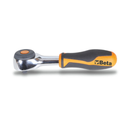 Cliquet réversible BETA manche rotatif - carré mâle 1/4" / mécanisme à 52 dents