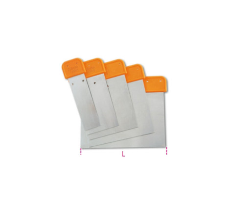 Jeu de 5 spatules carrossier BETA acier inox