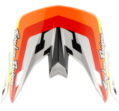 Visière TROY LEE DESIGNS SE5 Polycarbonate - Dash orange