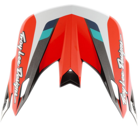 Visière TROY LEE DESIGNS SE5 Polycarbonate - Roamer rouge