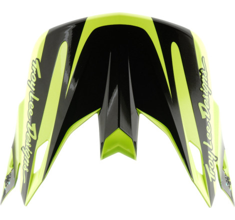 Visière TROY LEE DESIGNS SE5 Polycarbonate - The Line jaune fluo