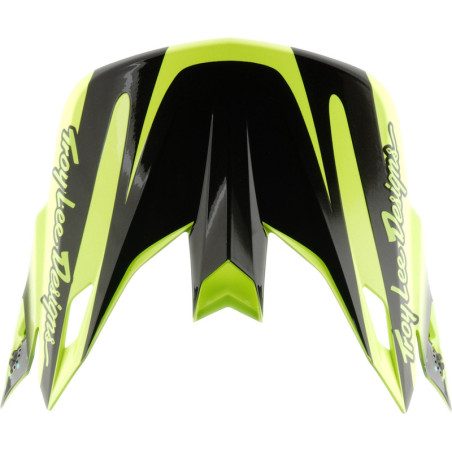 Visière TROY LEE DESIGNS SE5 Polycarbonate - The Line jaune fluo