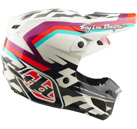Casque TROY LEE DESIGNS SE5 Polycarbonate Mips - Dash violet