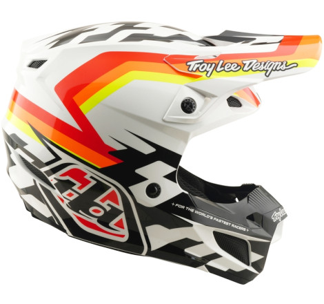 Casque TROY LEE DESIGNS SE5 Polycarbonate Mips - Dash orange