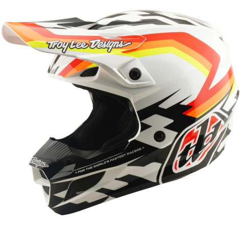 Casque TROY LEE DESIGNS SE5 Polycarbonate Mips - Dash orange