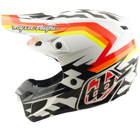 Casque TROY LEE DESIGNS SE5 Polycarbonate Mips - Dash orange
