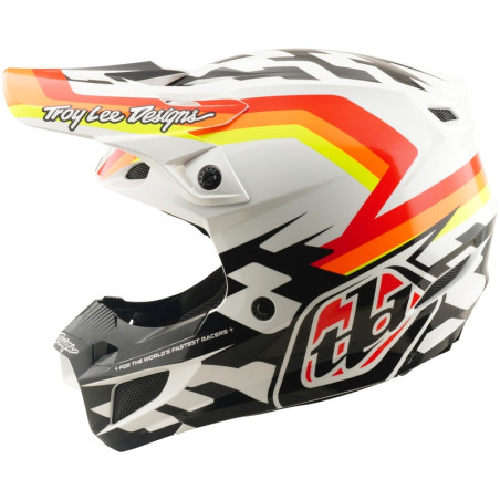 Casque TROY LEE DESIGNS SE5 Polycarbonate Mips - Dash orange
