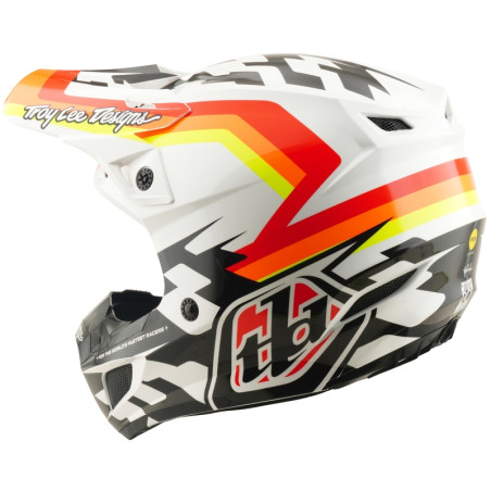 Casque TROY LEE DESIGNS SE5 Polycarbonate Mips - Dash orange
