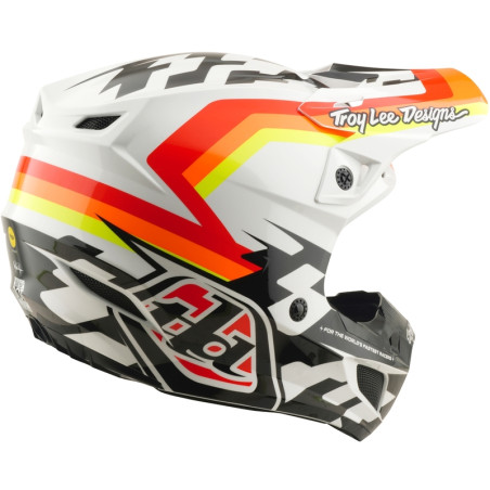 Casque TROY LEE DESIGNS SE5 Polycarbonate Mips - Dash orange