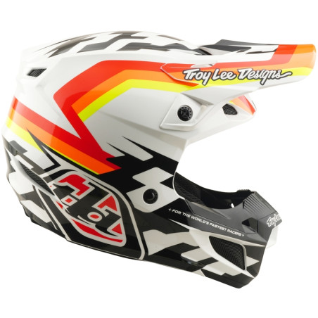Casque TROY LEE DESIGNS SE5 Polycarbonate Mips - Dash orange