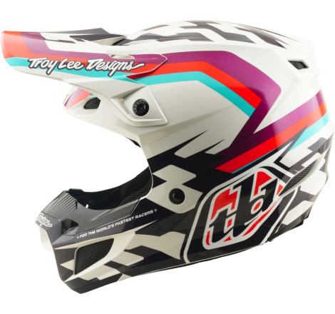 Casque TROY LEE DESIGNS SE5 Polycarbonate Mips - Dash violet