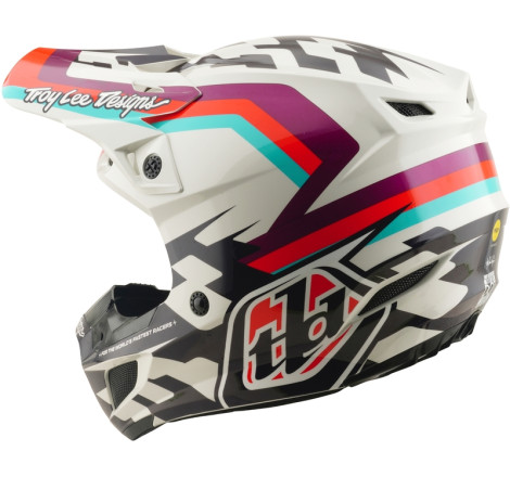 Casque TROY LEE DESIGNS SE5 Polycarbonate Mips - Dash violet