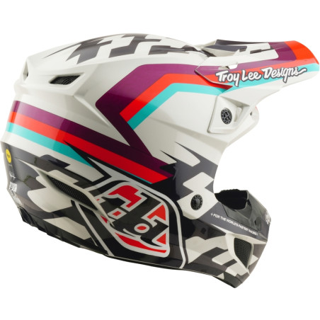 Casque TROY LEE DESIGNS SE5 Polycarbonate Mips - Dash violet