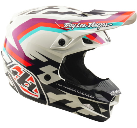 Casque TROY LEE DESIGNS SE5 Polycarbonate Mips - Dash violet