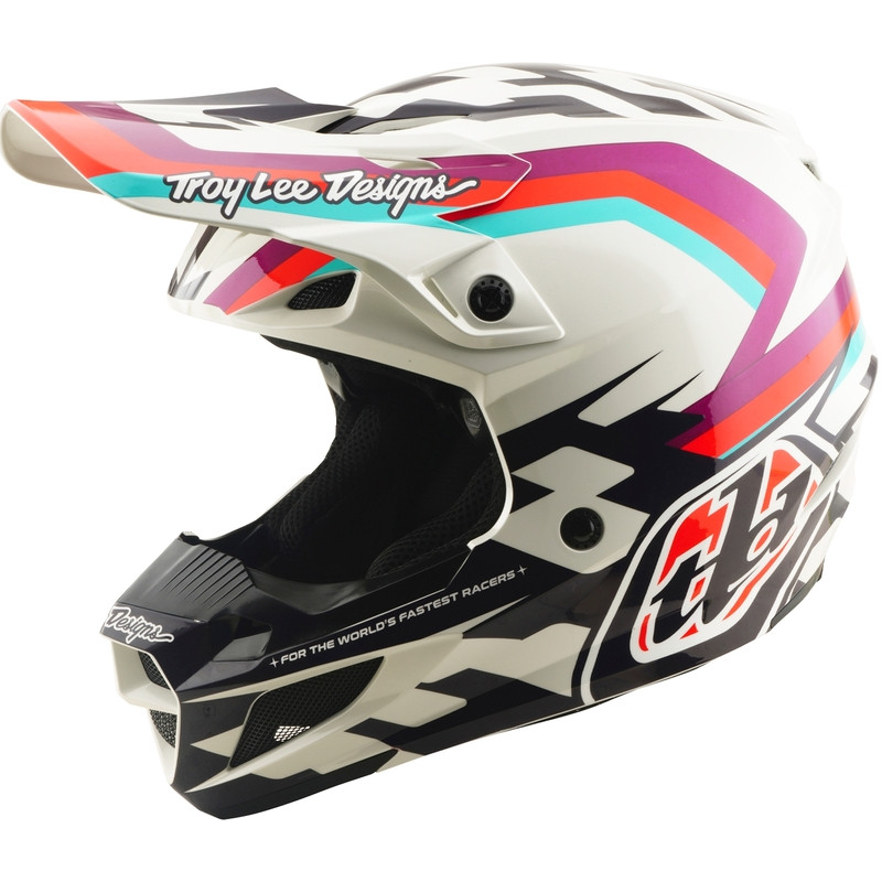 Casque TROY LEE DESIGNS SE5 Polycarbonate Mips - Dash violet