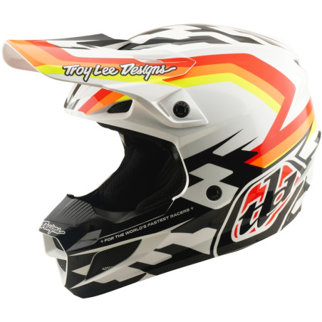 Casque TROY LEE DESIGNS SE5 Polycarbonate Mips - Dash orange