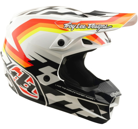 Casque TROY LEE DESIGNS SE5 Polycarbonate Mips - Dash orange