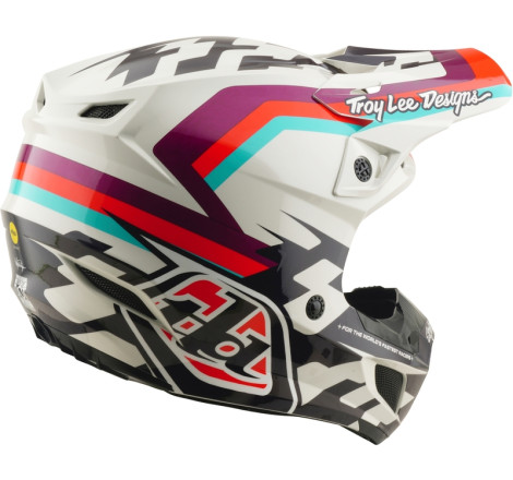 Casque TROY LEE DESIGNS SE5 Polycarbonate Mips - Dash violet