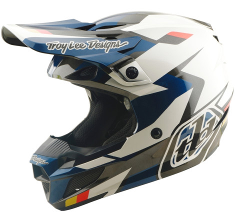 Casque TROY LEE DESIGNS SE5 Polycarbonate Mips - Roamer bleu