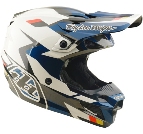 Casque TROY LEE DESIGNS SE5 Polycarbonate Mips - Roamer bleu