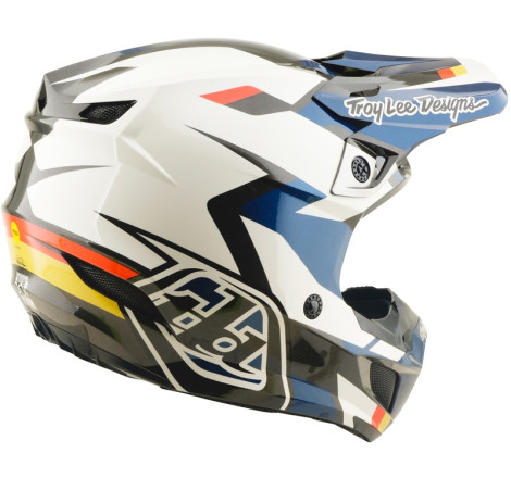 Casque TROY LEE DESIGNS SE5 Polycarbonate Mips - Roamer bleu