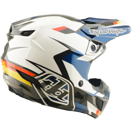 Casque TROY LEE DESIGNS SE5 Polycarbonate Mips - Roamer bleu