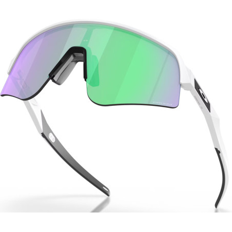 Lunettes de soleil OAKLEY Sutro Lite Sweep Matte White - verres Prizm Road Jade