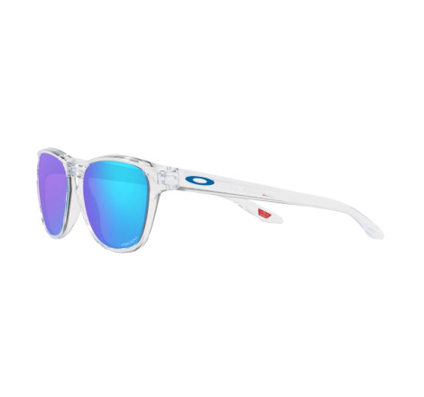 Lunettes de soleil OAKLEY Manorburn - verres Prizm Sapphire, monture Polished Clear