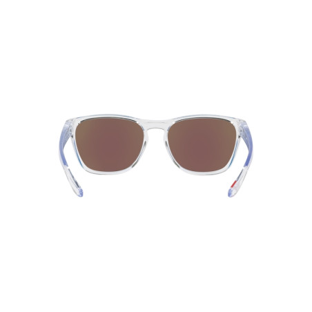 Lunettes de soleil OAKLEY Manorburn - verres Prizm Sapphire, monture Polished Clear