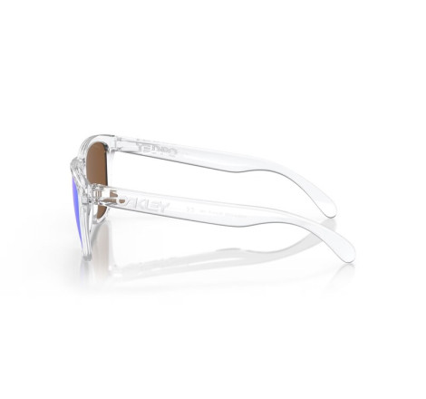 Lunettes de soleil OAKLEY Frogskins - verres Prizm Violet, monture Polished  Clear
