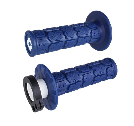 Revêtements de poignée ODI MX V2 Rogue bleu foncé