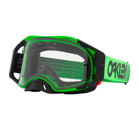 Masque OAKLEY Airbrake MX Moto Green B1B – écran clair