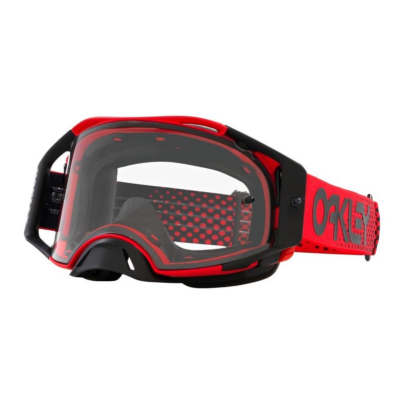 Masque OAKLEY Airbrake MX Moto Red B1B – Écran Clair