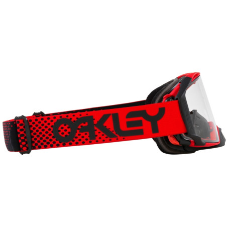 Masque OAKLEY Airbrake MX Moto Red B1B – Écran Clair