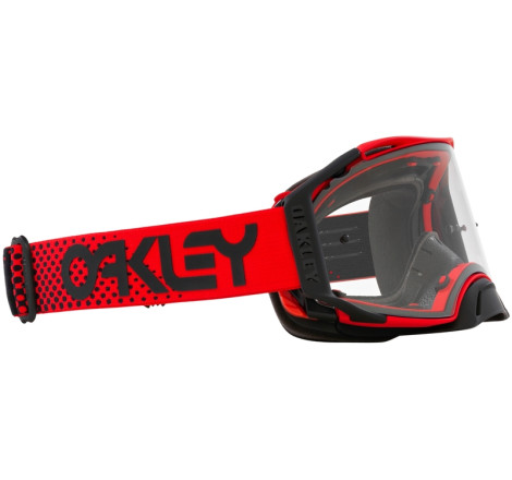 Masque OAKLEY Airbrake MX Moto Red B1B – Écran Clair