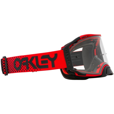 Masque OAKLEY Airbrake MX Moto Red B1B – Écran Clair