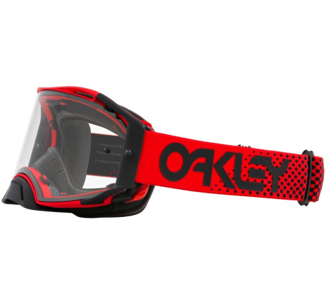 Masque OAKLEY Airbrake MX Moto Red B1B – Écran Clair