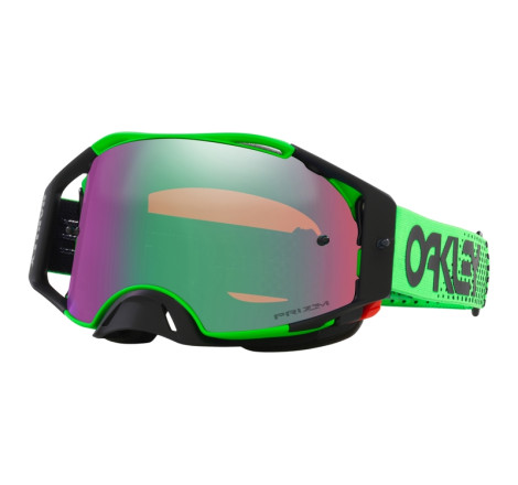 Masque OAKLEY Airbrake MX Moto Green B1B – Écran Prizm™ MX Jade