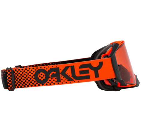 Masque OAKLEY Airbrake MX Moto Orange B1B – Écran Prizm™ MX Bronze
