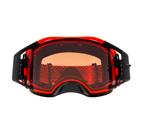 Masque OAKLEY Airbrake MX Moto Orange B1B – Écran Prizm™ MX Bronze