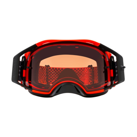 Masque OAKLEY Airbrake MX Moto Orange B1B – Écran Prizm™ MX Bronze