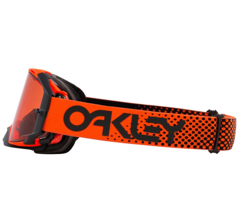 Masque OAKLEY Airbrake MX Moto Orange B1B – Écran Prizm™ MX Bronze