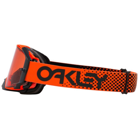 Masque OAKLEY Airbrake MX Moto Orange B1B – Écran Prizm™ MX Bronze