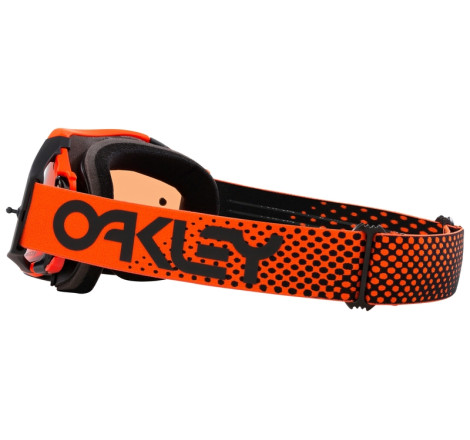 Masque OAKLEY Airbrake MX Moto Orange B1B – Écran Prizm™ MX Bronze
