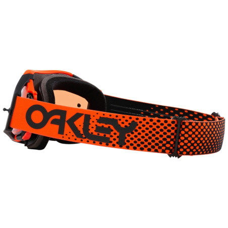 Masque OAKLEY Airbrake MX Moto Orange B1B – Écran Prizm™ MX Bronze