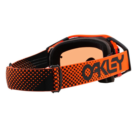 Masque OAKLEY Airbrake MX Moto Orange B1B – Écran Prizm™ MX Bronze