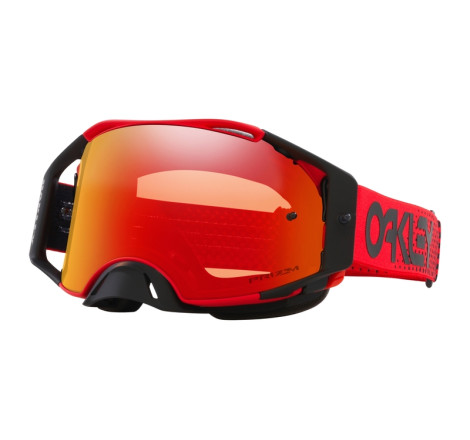 Masque OAKLEY Airbrake MX Moto Red B1B – Écran Prizm™ MX Torch