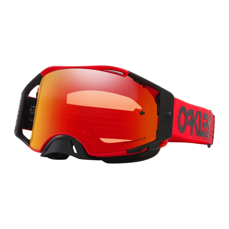 Masque OAKLEY Airbrake MX Moto Red B1B – Écran Prizm™ MX Torch